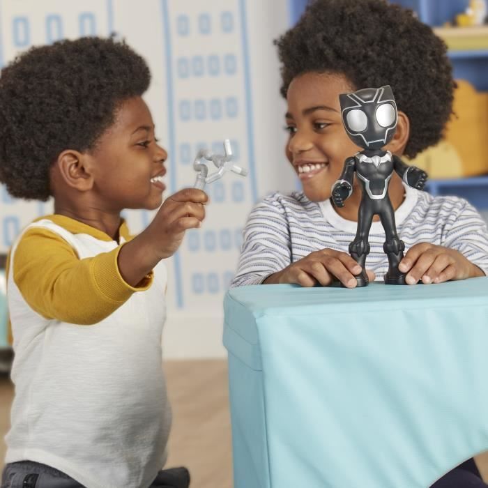 Spidey Figurine Black Panther 22.5 cm, Jouet de Super-hÈros prÈscolaire, Spidey et Ses Amis Extraordinaires, des 3 ans