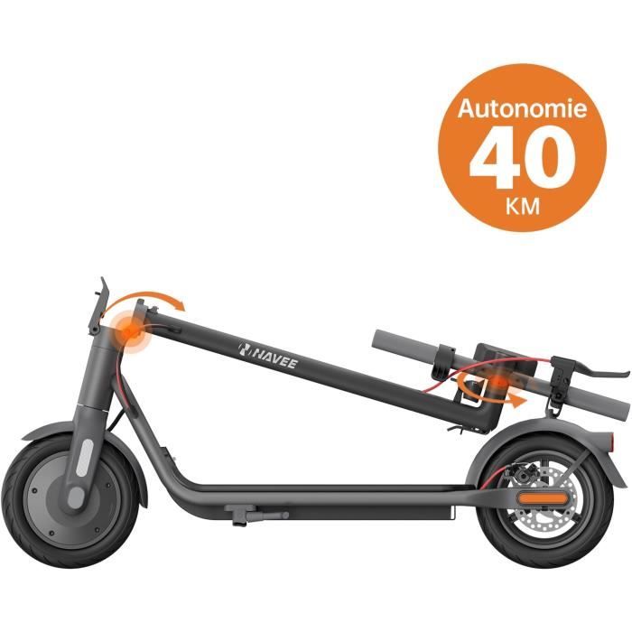 Trottinette Èlectrique Navee V40 PRO avec guidon rotatif