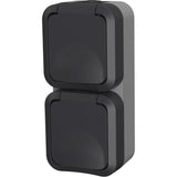 Double prise - QUARX - Aqua Pro - Extérieure, verticale, IP55, 250V, 16A