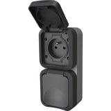 Double prise - QUARX - Aqua Pro - Extérieure, verticale, IP55, 250V, 16A