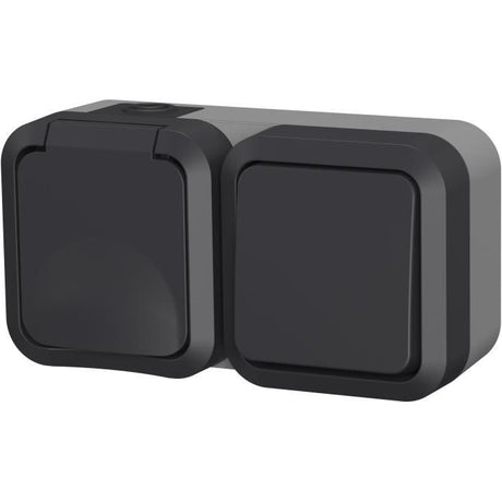Interrupteur + prise - QUARX - Aqua Pro - Extérieure, verticale, IP55, 250V, 16A