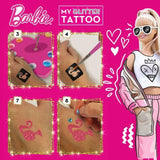 Tatouages Barbie - LISCIANI - Barbie - Glitter Tattoo - Tatouages pailletés - Matériel sûr et testé