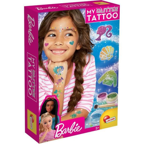 Tatouages Barbie - LISCIANI - Barbie - Glitter Tattoo - Tatouages pailletés - Matériel sűr et testé