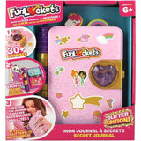 Journal a Secrets - Funlockets - Édition Pailletée - Plus de 30 surprises - Pour enfants a partir de 6 ans