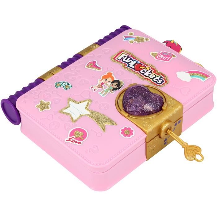 Journal a Secrets - Funlockets - Édition Pailletée - Plus de 30 surprises - Pour enfants a partir de 6 ans