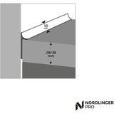 Joint d'…tanchÈitÈ - NORDLINGER PRO - 3 m - Gris Alu