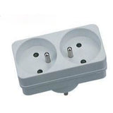 Biplite - GAO - 2x16A - Blanche, conforme NF