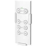 Pack de 2 prises télécommandées pour utilisation extérieure  + télécommande - GAO - 230 V - Noir