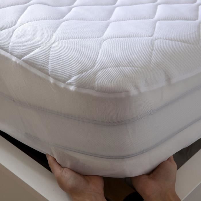 Surmatelas Chauffant - Imetec - 1 Place Adapto Maxi 195x90 cm - 6 TempÈratures - Tissu HypoallergÈnique - TempÈrature Constante