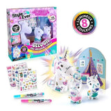 La Famille Licorne, Figurines de Maman licorne lumineuse et des deux bébés a décorer - OFG 287 Canal Toys