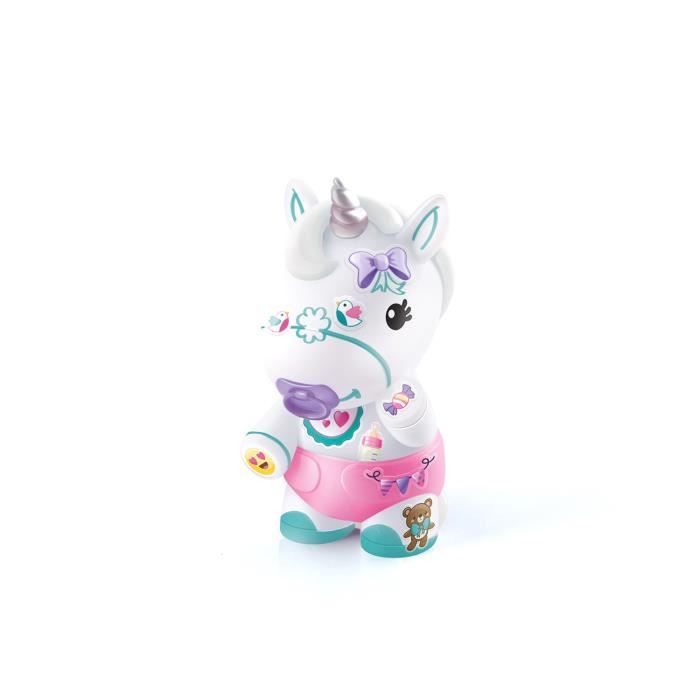 Canal Toys - La Famille Licorne, Figurines de Maman licorne lumineuse et des deux bébés a décorer - OFG 287