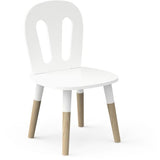 Ensemble table + chaises - FIMIANA - Style scandinave - Blanc mat / Chene kronberg - DEMEYERE