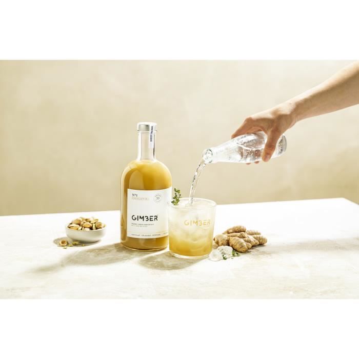 Gimber - N°1 - Original - Concentré de gingembre biologique avec citron et herbes - 700ml