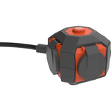 Power Globe - QUARX - IP44 - 4 prises, interrupteur, câble 3m