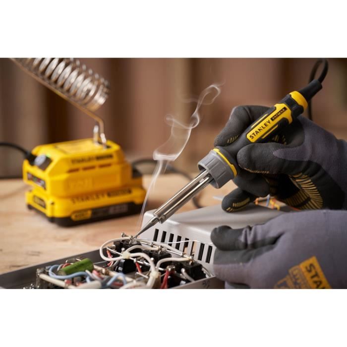 Fer a souder sans fil - Stanley Fatmax - SFMCE040B-XJ - 18V - 204°C a 484°C - Sans batterie