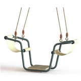 Portique en bois - 3 agres avec toboggan - AMILY - ALEO BY TRIGANO
