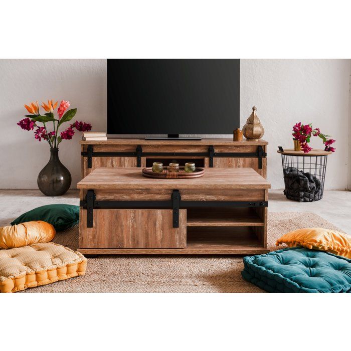 Table basse - MARRAKESCH - Rectangulaire - Chene - 100 x 40 x 60  cm