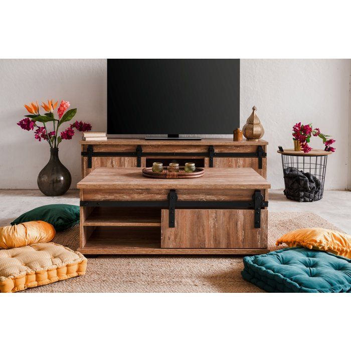 Table basse - MARRAKESCH - Rectangulaire - Chene - 100 x 40 x 60  cm