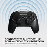 Manette de jeu sans fil - STEELSERIES - Stratus + - Pour Android et Chromebook - Noir