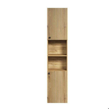 PureBliss armoire haute pour salle de bain chene décor.