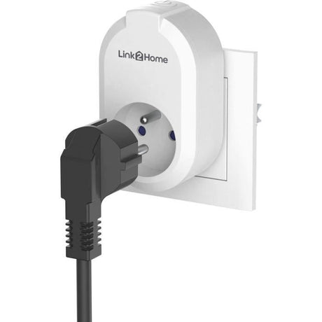 Lot de 2 Prises connectées - LINK2HOME - 230 V - Blanc