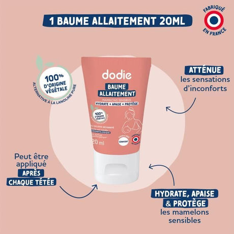 Trousse d'allaitement maternité - DODIE - Terracotta