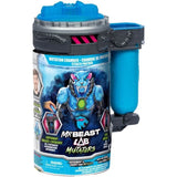 Figurine articulée - MRBEAST LAB - Stealth Panther - 13 cm - Corps translucide bleu - 20 points d'articulation