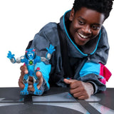 Figurine articulée - MRBEAST LAB - Stealth Panther - 13 cm - Corps translucide bleu - 20 points d'articulation