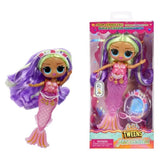 L.O.L. Surprise! Tweens - Sirene Cléo - Poupée avec queue de sirene qui change de couleur, Nageoire mobile, Accessoires -  4 ans
