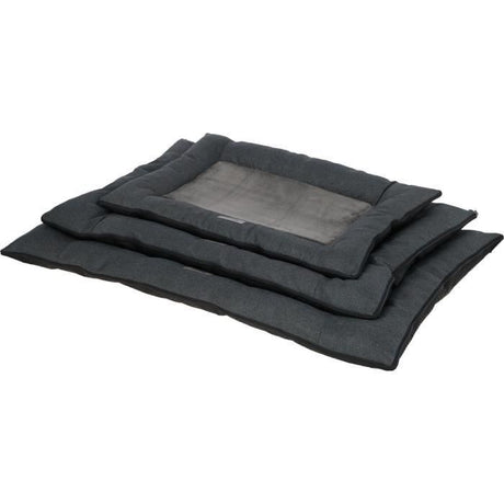 KERBL - Matelas mémoire de forme L - 80 x 55 x 9 cm - Coussin PLATIN ORTHO - Gris -