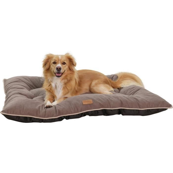 KERBL - Matelas de sol tissu M - 80 x 60 cm - Coussin - BENNO - Marron