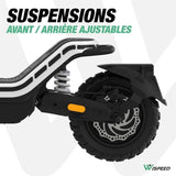 Trottinette électrique - WISPEED - SUVPILOT 480 - 900 W max - 10'' - 18Ah 48 V