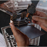 Book Nook - Kit DIY a construire Maquette 3D Serre Livre - REVELL - Tiny Adventures - Game of Thrones - Le trône de fer - LED