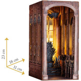 Book Nook - Kit DIY a construire Maquette 3D Serre Livre - REVELL - Tiny Adventures - Game of Thrones - Le trône de fer - LED