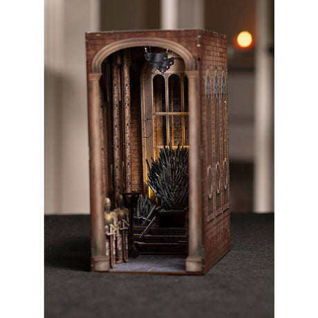 Book Nook - Kit DIY a construire Maquette 3D Serre Livre - REVELL - Tiny Adventures - Game of Thrones - Le trône de fer - LED