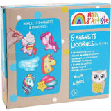 Kit de création de magnets Licorne - Loisir Créatif - MAIN D'ARTISTE - Des 5 ans