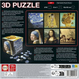 Puzzle 3D - EDUCA - Cube Art - 216 Pieces - 6 Puzzles de 36 Pieces - Défi Ludique 8 Ans + (20123)