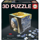 Puzzle 3D - EDUCA - Cube Art - 216 Pieces - 6 Puzzles de 36 Pieces - Défi Ludique 8 Ans + (20123)