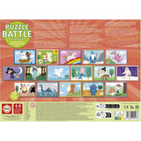 Puzzle - EDUCA - Battle Jr Fantasy - 16 puzzles - Theme fantastique - Pour enfants a partir de 4 ans