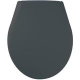 Abattant WC Marina Gris - Polypropylene - Gelco - DÈclipsable - Fixation universelle