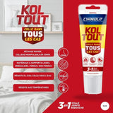 Colle de fixation et d'étanchéité - CYANOLIT - Cristal - Tube 125 ml - Transparent - Pratique et flexible