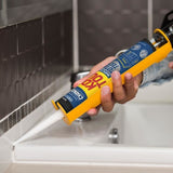 Colle de fixation et d'étanchéité - CYANOLIT - Total tech - Blanc - Cartouche 290 ml - Multi-matériaux - Étanche et flexible