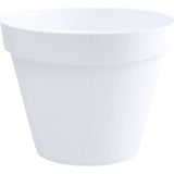 EDA Pot de fleurs rond TOSCANE - 76 L - Ø 60 x H 47 cm - Blanc