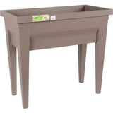Espace potager sur pieds - EDA - Veg&Table City - 57 L - Table de culture sur pieds -  76 x 38,5 x H. 68 cm - Taupe