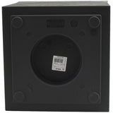 Pot de fleurs Carré 30 cm - EDA - Volcania Up - 21 L - Intérieur/Extérieur -Décor Pierre- 29,5 x 29,5 x H. 29,5 cm - Gris Anthracite