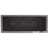 Jardiniere - EDA - Volcania Up - 57 L - Intérieur/Extérieur - Décor Pierre - 79,5 x 29,5 x H. 29,5 cm - Gris Anthracite