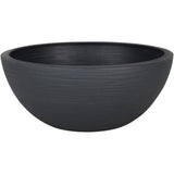 Pot vasque Ø 30 cm - EDA - Graphit Up - 5,5 L - Intérieur / Extérieur - Ø 29,5 x H. 12 cm - Gris anthracite