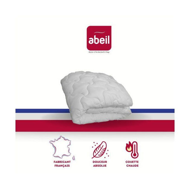 Couette Chaude - ABEIL - Douceur Absolue 200 x 200 cm - Blanc