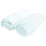 Drap housse bÈbÈ DOMIVA - Jersey - Blanc - 60 x 120 cm - Lot de 2