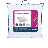 Oreiller a bouillir - 60 x 60 cm - Moelleux - BLEU CALIN - Blanc